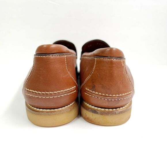 Gucci Tan Leather Horsebit Driving Loafers - Picture 6 of 12